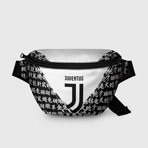 Поясная сумка Juventus символы китайские / 3D-принт – фото 1