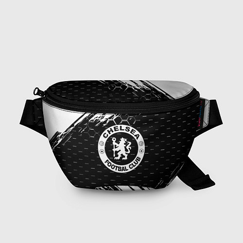 Поясная сумка Chelsea штрихи красок текстура / 3D-принт – фото 1