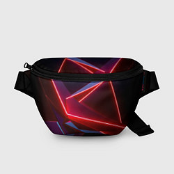 Поясная сумка Neon laser red, цвет: 3D-принт