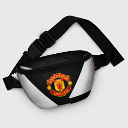 Поясная сумка Манчестер Юнайтед полосы, цвет: 3D-принт — фото 2