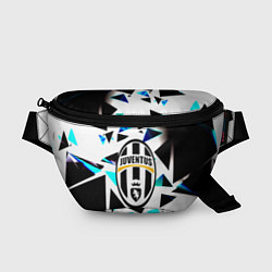 Поясная сумка Ювентус треугольники текстура, цвет: 3D-принт