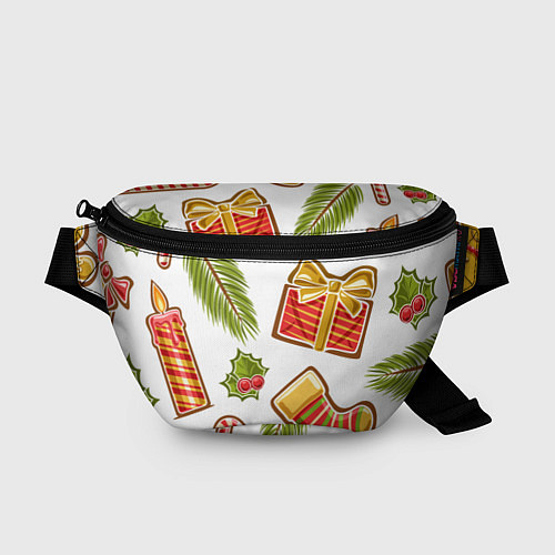 Поясная сумка Рождественский вайб / 3D-принт – фото 1