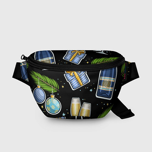 Поясная сумка Новогодний вайб / 3D-принт – фото 1