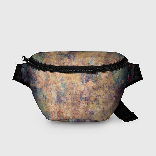 Поясная сумка Абстракция - pink marble with blue flecks / 3D-принт – фото 1