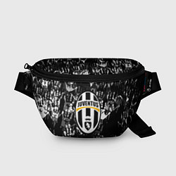 Поясная сумка Ювентус текстура руки краски, цвет: 3D-принт