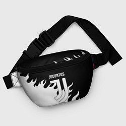 Поясная сумка Ювентус огонь текстура, цвет: 3D-принт — фото 2