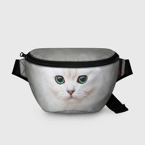 Поясная сумка Белый котик / 3D-принт – фото 1