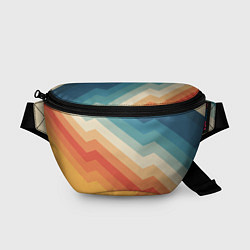 Поясная сумка Полосы, цвет: 3D-принт