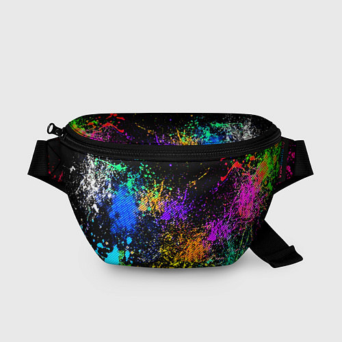 Поясная сумка Брызги красок / 3D-принт – фото 1