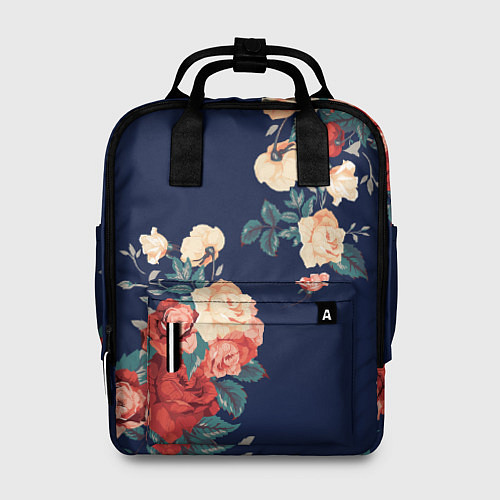 Женский рюкзак Fashion flowers / 3D-принт – фото 1