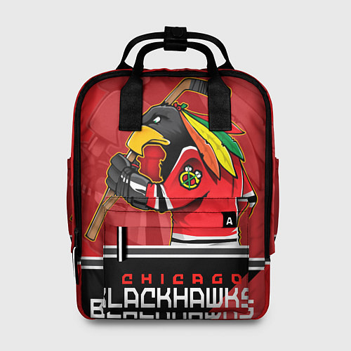 Женский рюкзак Chicago Blackhawks / 3D-принт – фото 1