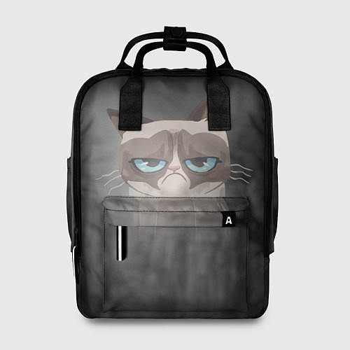 Женский рюкзак Grumpy Cat / 3D-принт – фото 1
