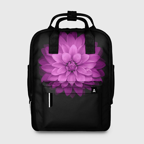 Женский рюкзак Violet Flower / 3D-принт – фото 1