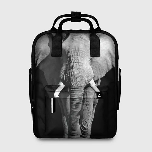 Женский рюкзак Старый слон / 3D-принт – фото 1