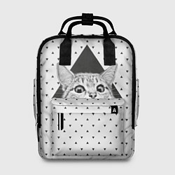 Рюкзак женский Взгляд кота, цвет: 3D-принт