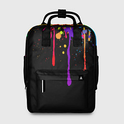 Рюкзак женский Краски, цвет: 3D-принт