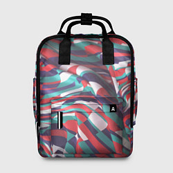 Рюкзак женский Трехмерная абстракция, цвет: 3D-принт