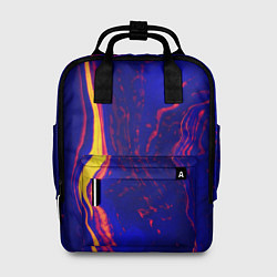 Рюкзак женский Ультрафиолетовые разводы, цвет: 3D-принт