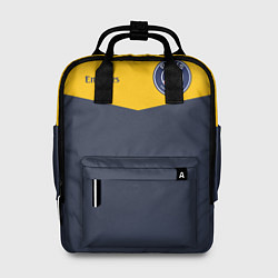 Рюкзак женский PSG: Navy Yellow, цвет: 3D-принт