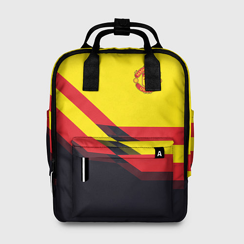 Женский рюкзак Man United FC: Yellow style / 3D-принт – фото 1