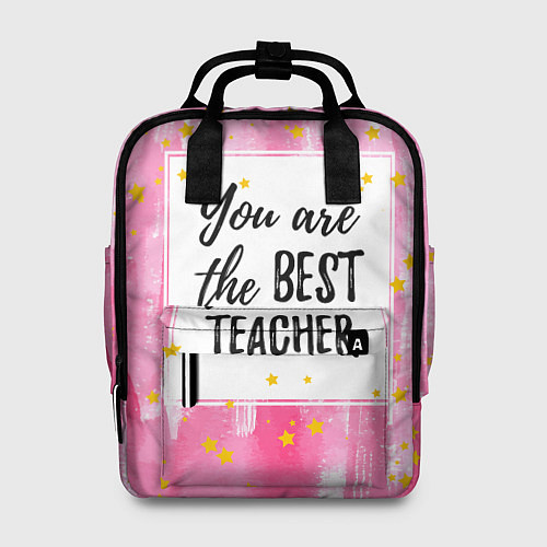 Женский рюкзак Лучший учитель / 3D-принт – фото 1