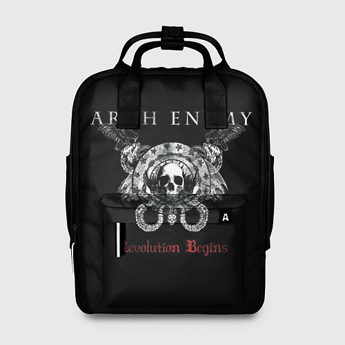 Женский рюкзак Arch Enemy: Revolution Begins / 3D-принт – фото 1