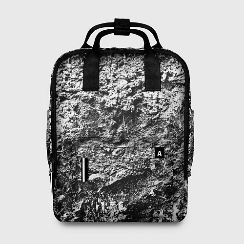 Женский рюкзак Серая текстура / 3D-принт – фото 1