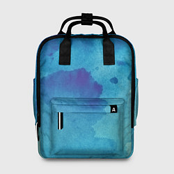 Женский рюкзак Синяя акварель