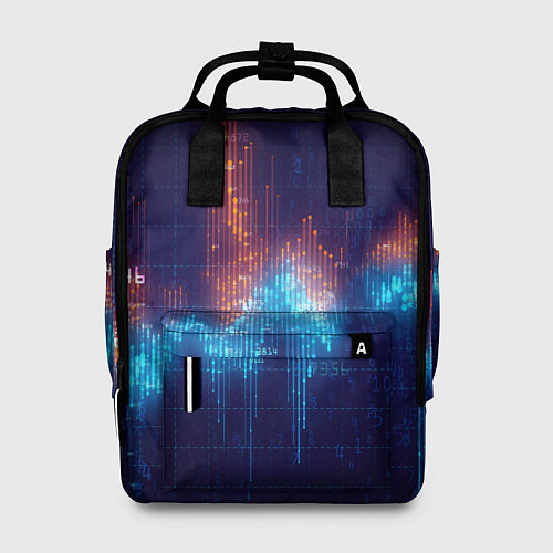 Женский рюкзак Компьютерный код / 3D-принт – фото 1