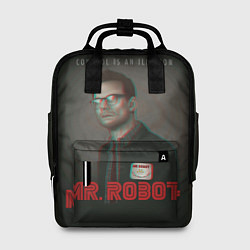 Рюкзак женский Mr Robot: Illusion, цвет: 3D-принт