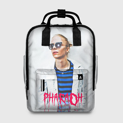 Женский рюкзак Pharaoh: White side / 3D-принт – фото 1