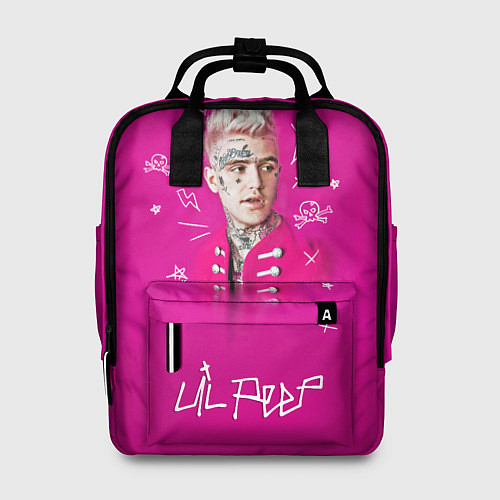 Женский рюкзак Lil Peep: Pink Light / 3D-принт – фото 1
