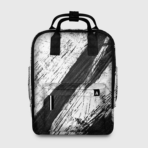 Женский рюкзак Белый и черный / 3D-принт – фото 1