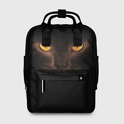 Рюкзак женский Кошачий взгляд, цвет: 3D-принт