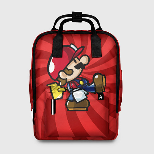 Женский рюкзак Super Mario: Red Illusion / 3D-принт – фото 1