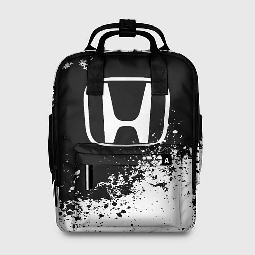 Женский рюкзак Honda: Black Spray / 3D-принт – фото 1