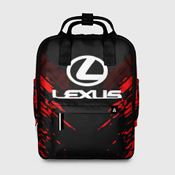 Рюкзак женский Lexus: Red Anger, цвет: 3D-принт