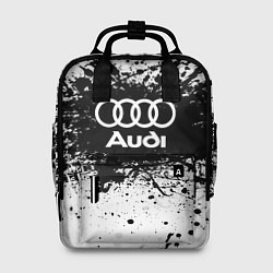 Рюкзак женский Audi: Black Spray, цвет: 3D-принт