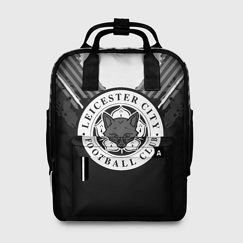Женский рюкзак FC Leicester City: Black Style / 3D-принт – фото 1