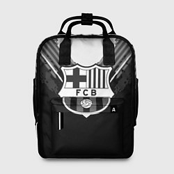 Рюкзак женский FC Barcelona: Black Style, цвет: 3D-принт