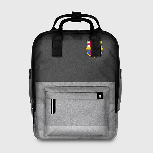 Женский рюкзак ФК Барселона: Серый стиль / 3D-принт – фото 1