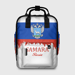 Рюкзак женский Samara: Russia, цвет: 3D-принт