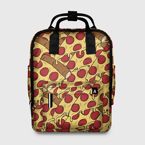 Женский рюкзак Любитель пиццы / 3D-принт – фото 1