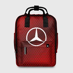 Рюкзак женский Mercedes: Red Carbon, цвет: 3D-принт