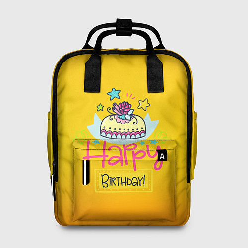 Женский рюкзак Happy Birthday / 3D-принт – фото 1