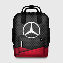 Рюкзак женский Mercedes Benz: Grey Carbon, цвет: 3D-принт