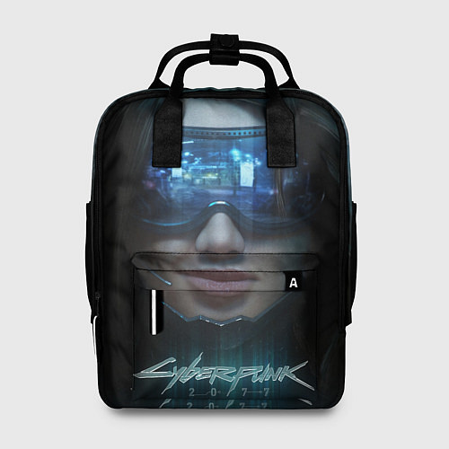 Женский рюкзак Cyberpunk 2077 / 3D-принт – фото 1
