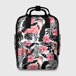 Рюкзак женский Black Flamingo, цвет: 3D-принт