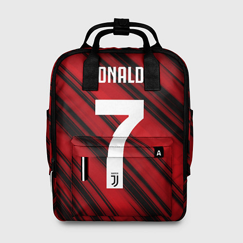 Женский рюкзак Ronaldo 7: Red Sport / 3D-принт – фото 1