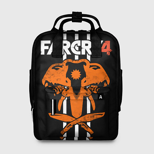 Женский рюкзак Far Cry 4: Orange Elephant / 3D-принт – фото 1